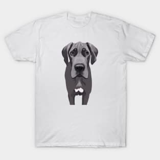 Cute Great Dane Drawing T-Shirt